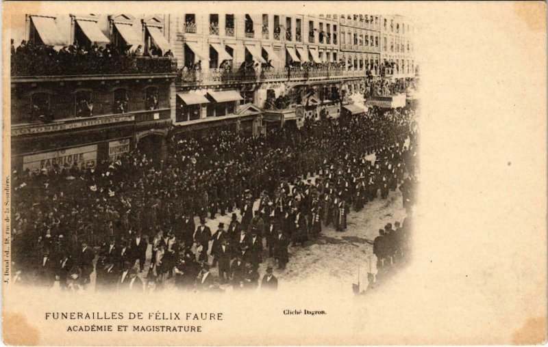 CPA AK PARIS Funerailles de Felix Faure (971913)