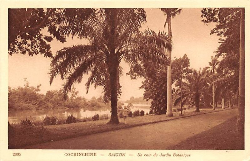 Saigon, Un coin du Jardin Botanique Cochinchine Vietnam, Viet Nam Unused 