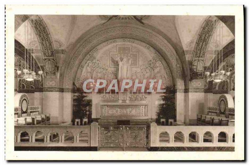 Old Postcard The Basilica of Lisieux From The Crypt Choir