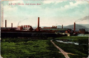 As R Smelter East Helena Montana Antique Divided Back Postcard 