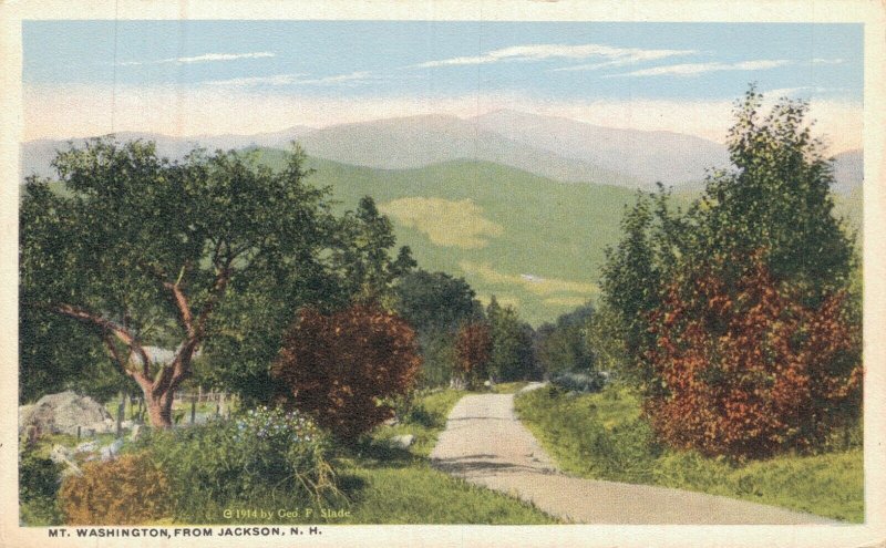 USA New Hampshire Mt Washington from Jackson 05.92