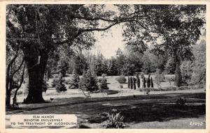 Warren Ohio Elm Manor Alcoholism Treatment Facility Antique Postcard K105110