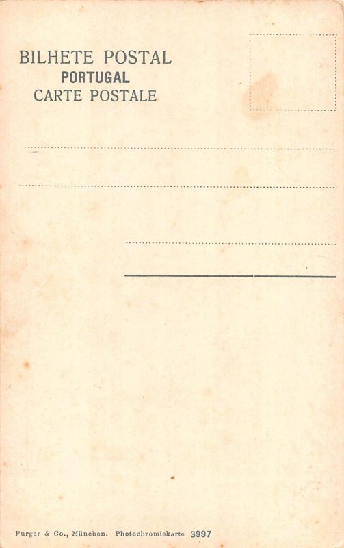 Portugal Cintra Castello dos Moros Castle vintage postcard