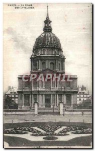 Old Postcard Paris Le Dome Des Invalides