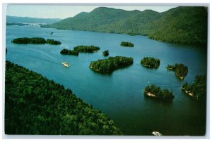 1981 In The Adirondacks of New York Lake George Islands NY Postcard