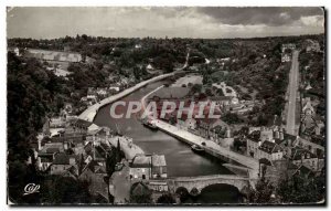 Old Postcard View Dinan Rance