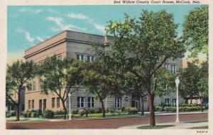 Nebraska McCook Red Willow County Court House 1943 Curteich