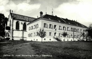 austria, MAYERLING, Karmel St. Josef, Kirche u. Gästehaus (1950s) RPPC Postcard