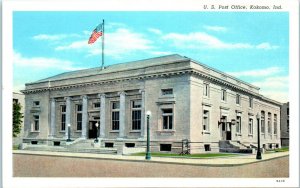 1920s U.S. Post Office Kokomo Indiana Postcard