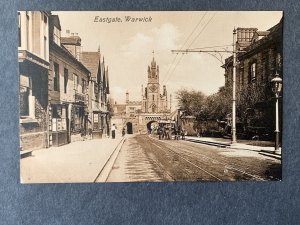 East Gate Warwick Castle Warwick UK Litho Postcard H2041082348