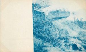 C-1910 El Capitan Mountains Lincoln County New Mexico Postcard Cyanotype 12300