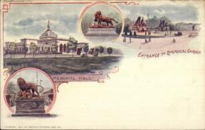 Philadelphia PA Patriographic Pioneer Souvenir Card Multi View #12 1890s