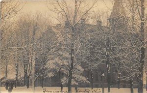 Dayton Ohio c1910 RPPC Real Photo Postcard Seminary