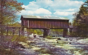 Contoocook River Railroad Covered Bridge Bennington New Hampshire