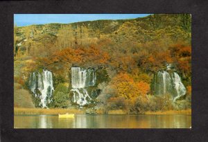 ID Waterfalls Lost River Thousand Springs near Buhl Idaho Postcard