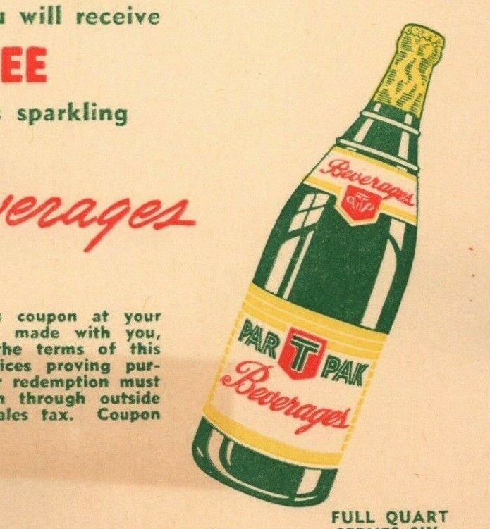 Nehi Fresno California Drink Par T Pak Beverages Vintage Advertisement