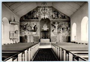 FÖRSLÖVSHOLMS, Sweden ~ Interior KYRKA - CHURCH 4x6 Postcard