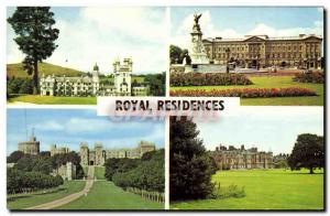 Modern Postcard Royal Residences Balmoral castle Buckingham Windsor