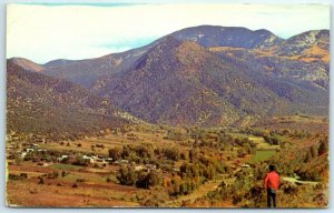 M-26500 Distant view of the Village of Valdez North of Taos New Mexico