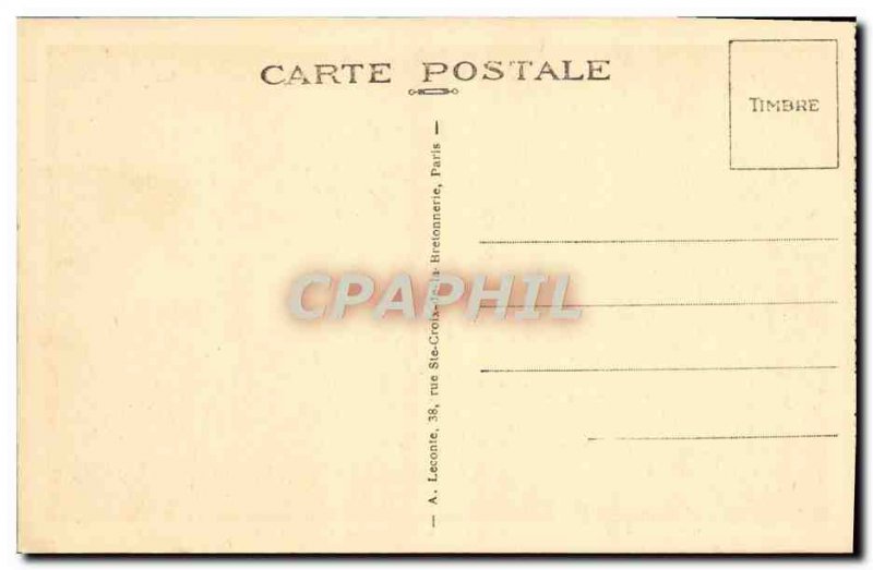 Old Postcard Malmaison The Music Room