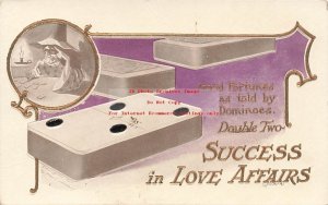 Gambling, Good Fortunes as Told by Dominoes, Double Two, Success in Love Affairs