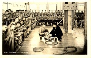 ID - Farragut Naval Training Sta. - Marlinspike Instruction  *RPPC
