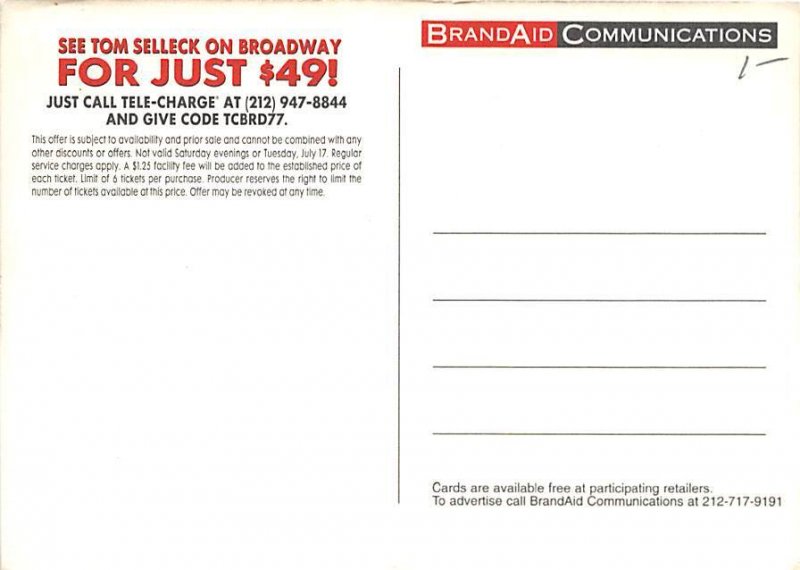 Tom Selleck, A Thousand Clowns, Longacre Theatre  