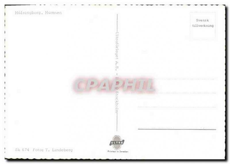 Postcard Modern Halsingborg Hammen