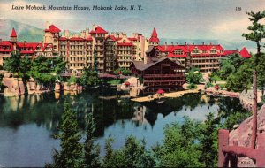 New York Mohonk Lake The Lake Mohonk Mountain House 1948