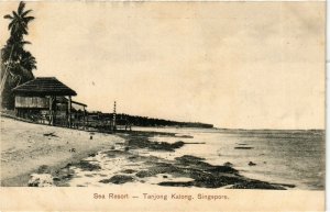 PC CPA SINGAPORE, SEA RESORT, TANJONG KATONG, Vintage Postcard (b18682)