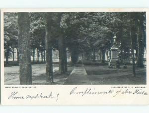 Pre-1907 HOUSES ON MAIN STREET Chester Vermont VT Q1771
