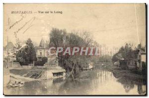 Old Postcard Montargis View Loing