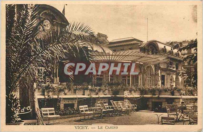 Postcard Old Vichy Casino