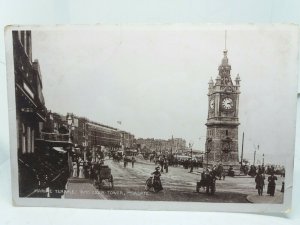 Marine Terrace & Clock Tower Margate Kent Animated Vintage Antique Postcard 1914