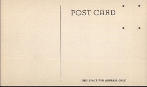 Pine Camp NY c1940s WWII Era Postcard POST THEATRE