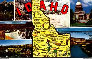 Idaho Map With Multi VIews