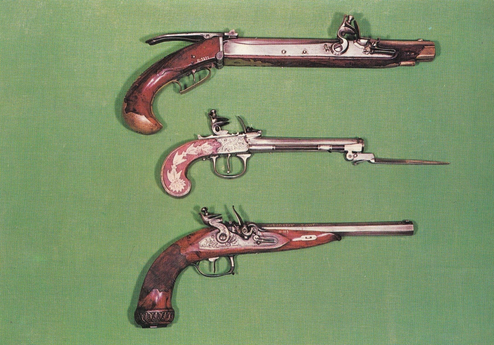 JB Strixner 1800s Old German Victorian Pistol Gun Germany Military Postcard Topics Militaria