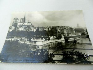 Vintage Postcard Lile de la Cite vue d'amont Paris ET SES Merveilles France Guy