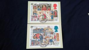 Post Office PHQ Stamp Cards 900th Anniversary Of The Doomsday Book With stamps