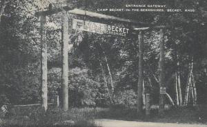 Massachusetts Becket Entrance Gateway Camp Becket In The 