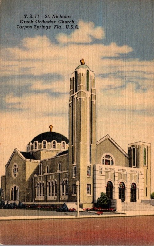 Florida Tarpon Springs St Nicholas Greek Orthodox Church 1947 Curteich