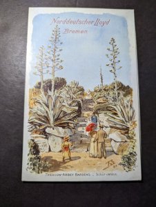 July 25 1904 NDL Bremen Ship Menu Tresco Scilly Isles Grosser Kurfurst TvE