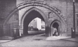 The Gate Chester Pillar Letter Box Real Photo Postcard
