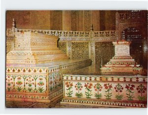 Postcard Cenotaphs Inside Taj Mahal, Agra, India