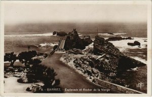 CPA Biarritz Esplanade du Rocher de la Vierge FRANCE (1126169)