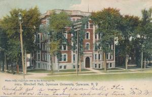 Winchell Hall at Syracuse University - Syracuse NY, New York - pm 1907 - UDB