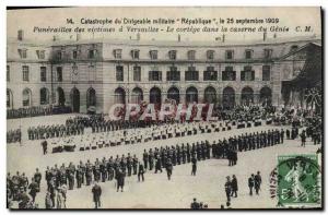 Old Postcard military airship disaster Republic September 25, 1909 Funerals o...