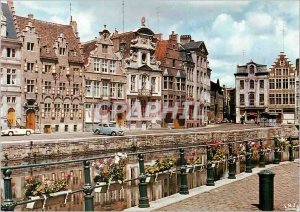 Postcard Modern Gent Ghent Quai aux Bles