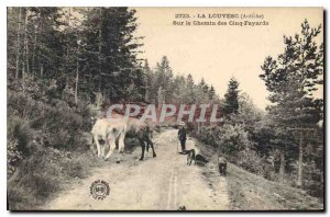 Old Postcard Louvesc Ardeche On the Way of the Five Cows Fayards