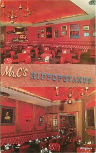 1960's Mr C's Story Hippopotamus Interior Restaurant Portland Oregon 7580